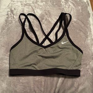 Nike Women's Pro Indy Sports Bra | Color: Grey | Size: L
